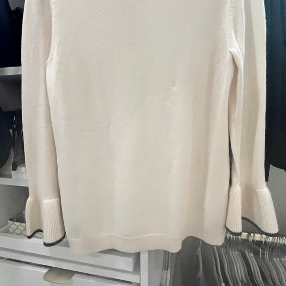 Veronica Beard Cream Cowl Neck Sweater - Picture 4 of 6